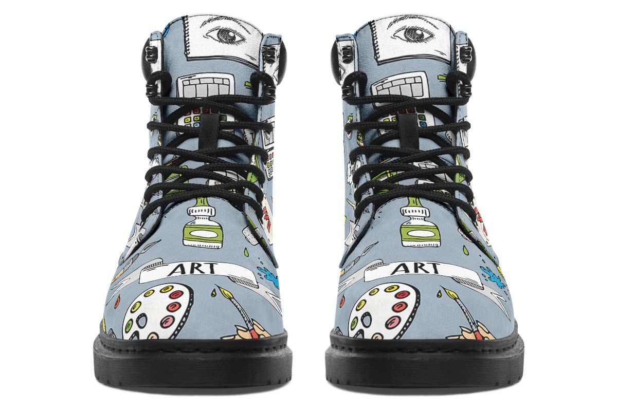 Painter Doodles Classic Vibe Boots