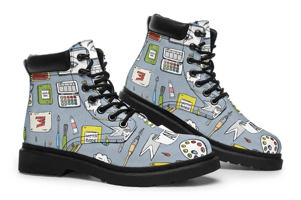 Painter Doodles Classic Vibe Boots