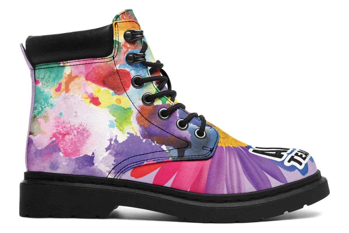 Rainbow Teacher Classic Vibe Boots