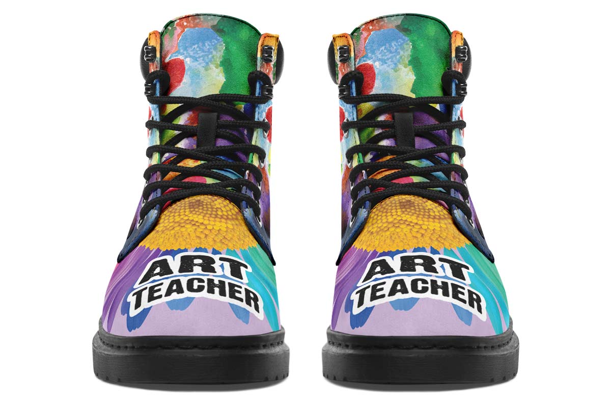 Rainbow Teacher Classic Vibe Boots