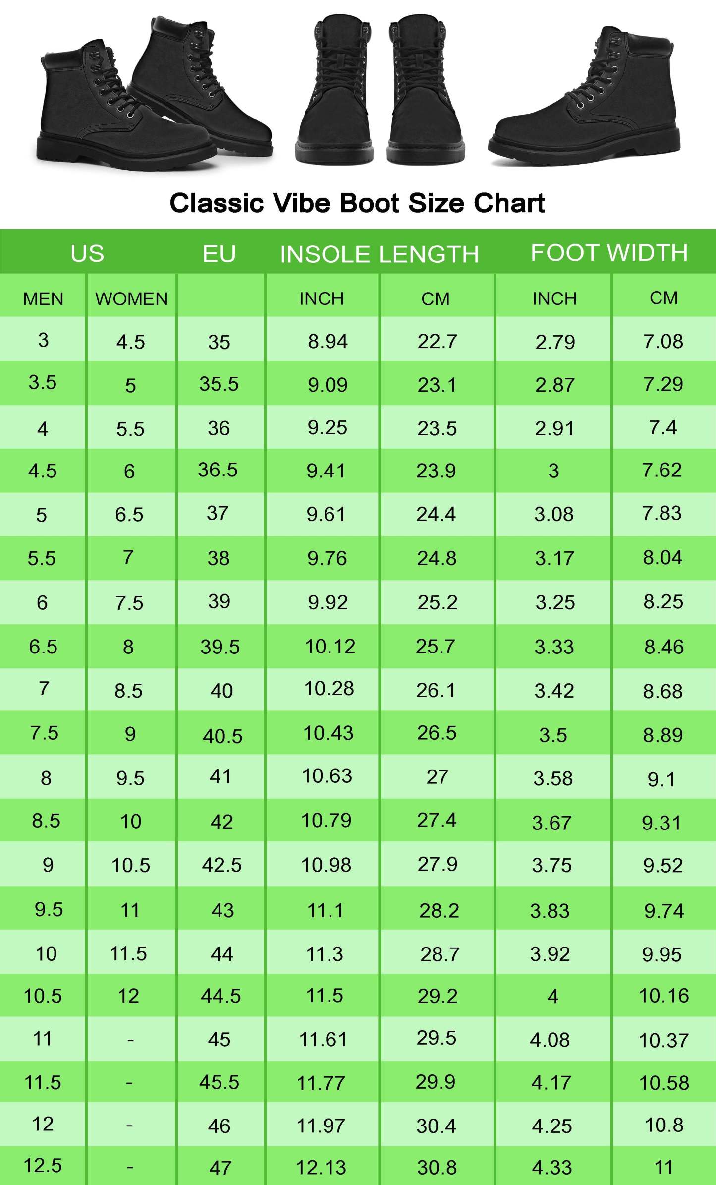 Fine Art Classic Vibe Boots