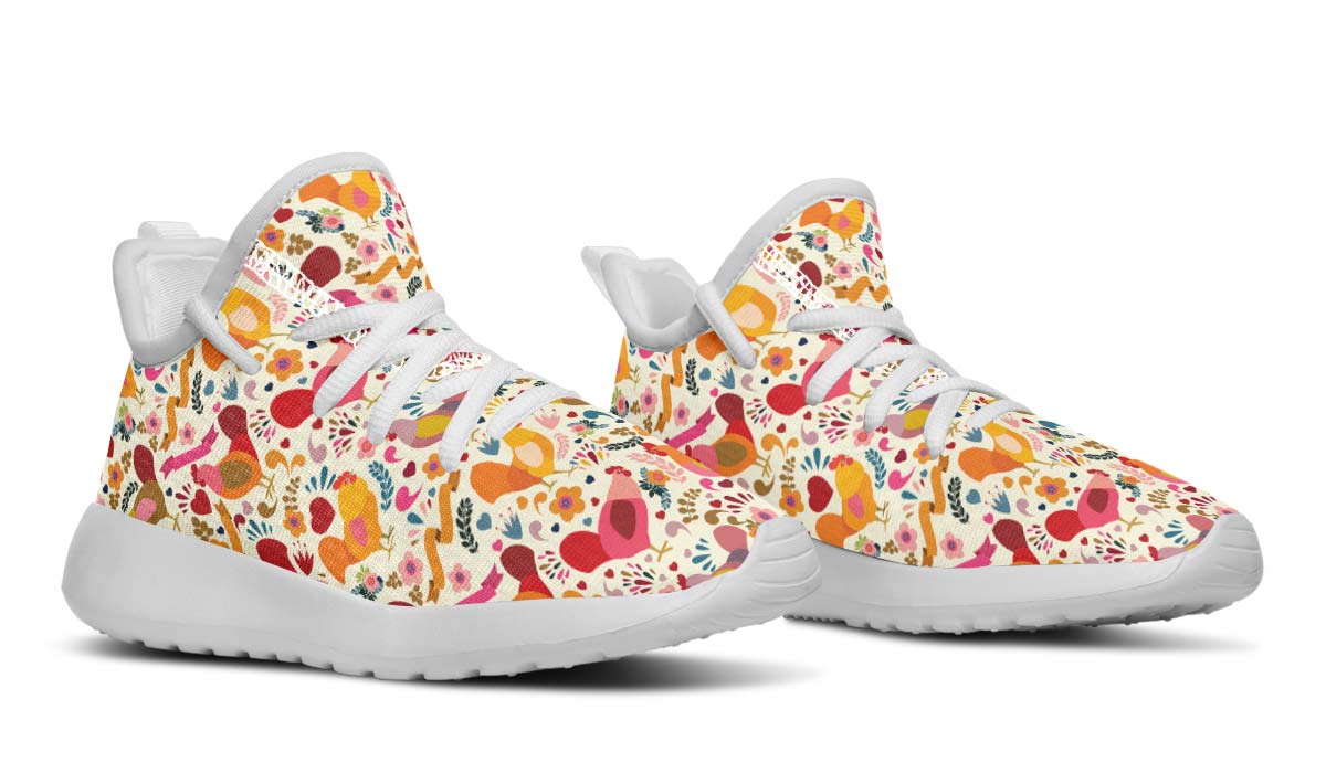 Adorable Chicken Kids Sneakers