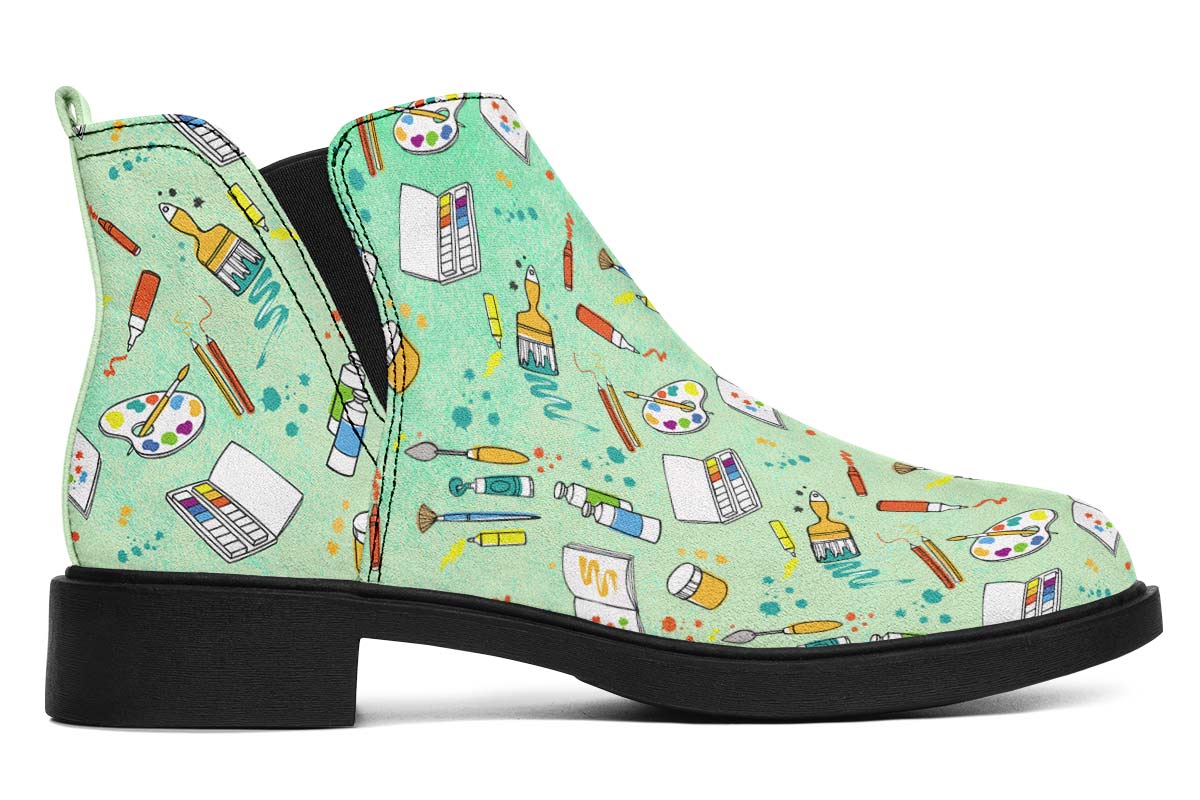 Artist Pattern Neat Vibe Boots