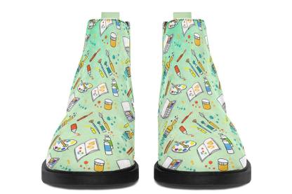 Artist Pattern Neat Vibe Boots