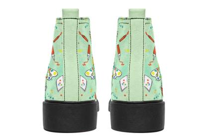 Artist Pattern Neat Vibe Boots