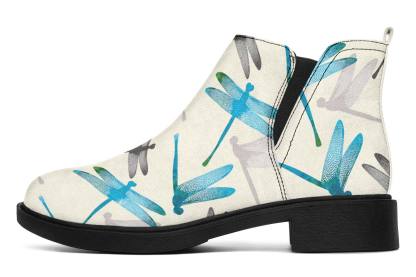 Dragonfly Pattern Neat Vibe Boots