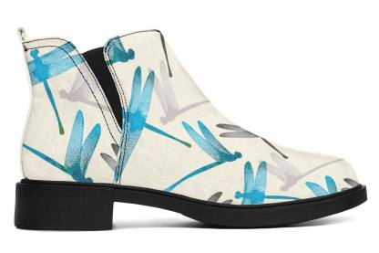 Dragonfly Pattern Neat Vibe Boots