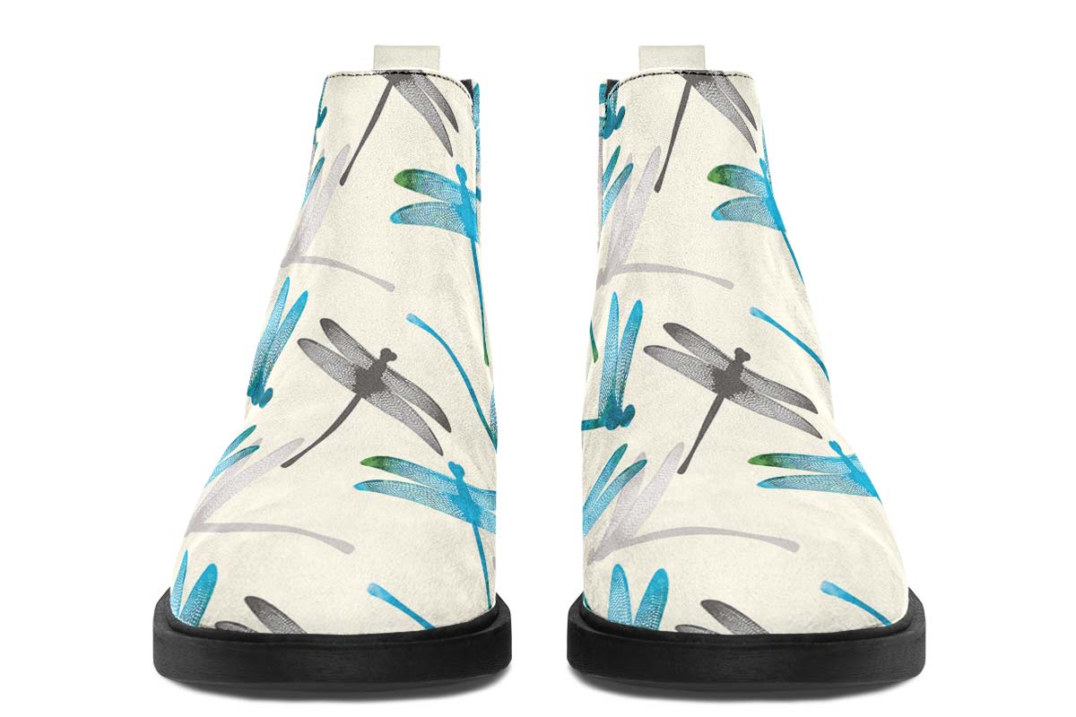 Dragonfly Pattern Neat Vibe Boots