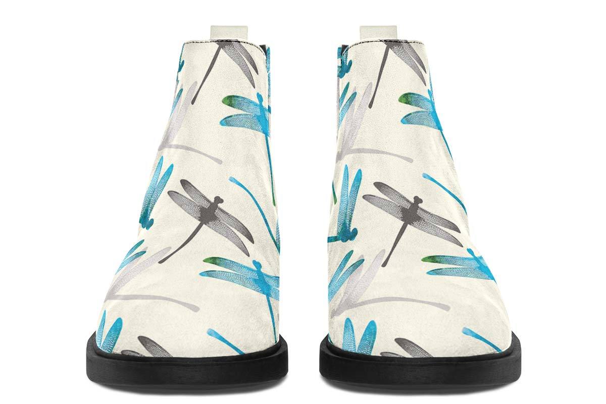 Dragonfly Pattern Neat Vibe Boots
