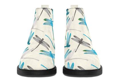 Dragonfly Pattern Neat Vibe Boots
