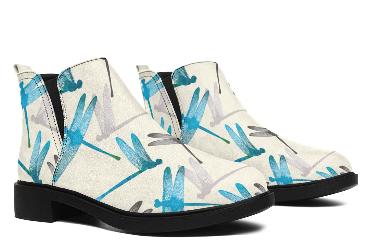 Dragonfly Pattern Neat Vibe Boots