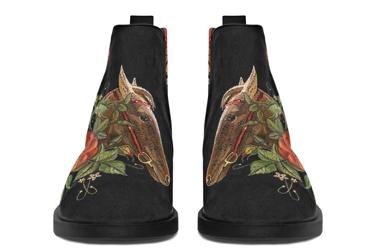 Embroidery Horse Neat Vibe Boots