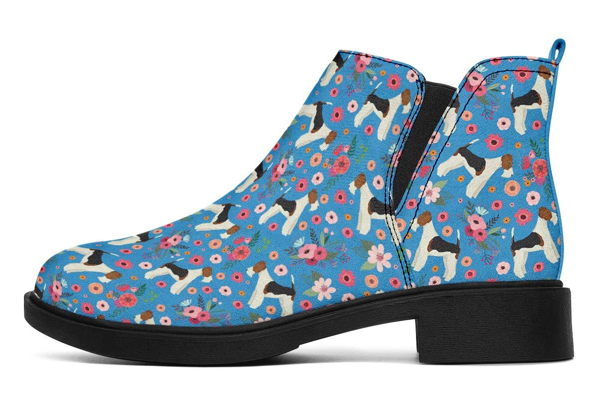 Fox Terrier Flower Neat Vibe Boots