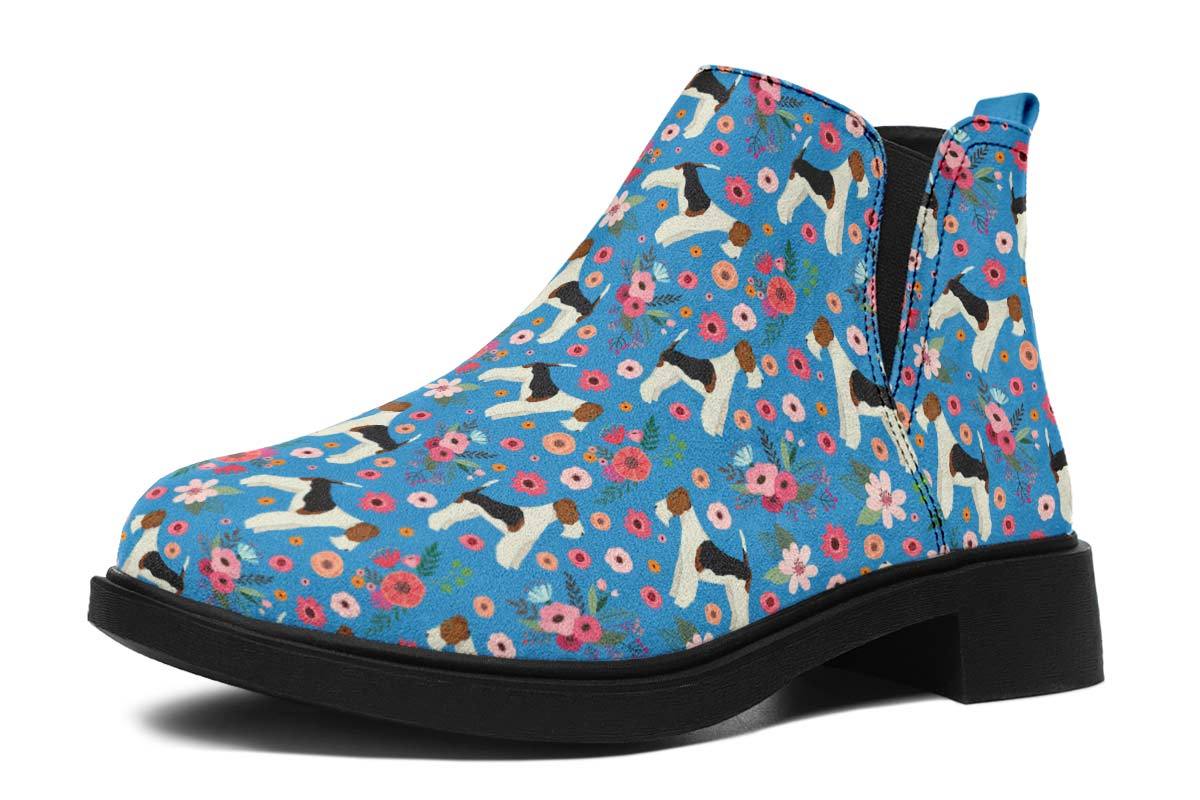 Fox Terrier Flower Neat Vibe Boots