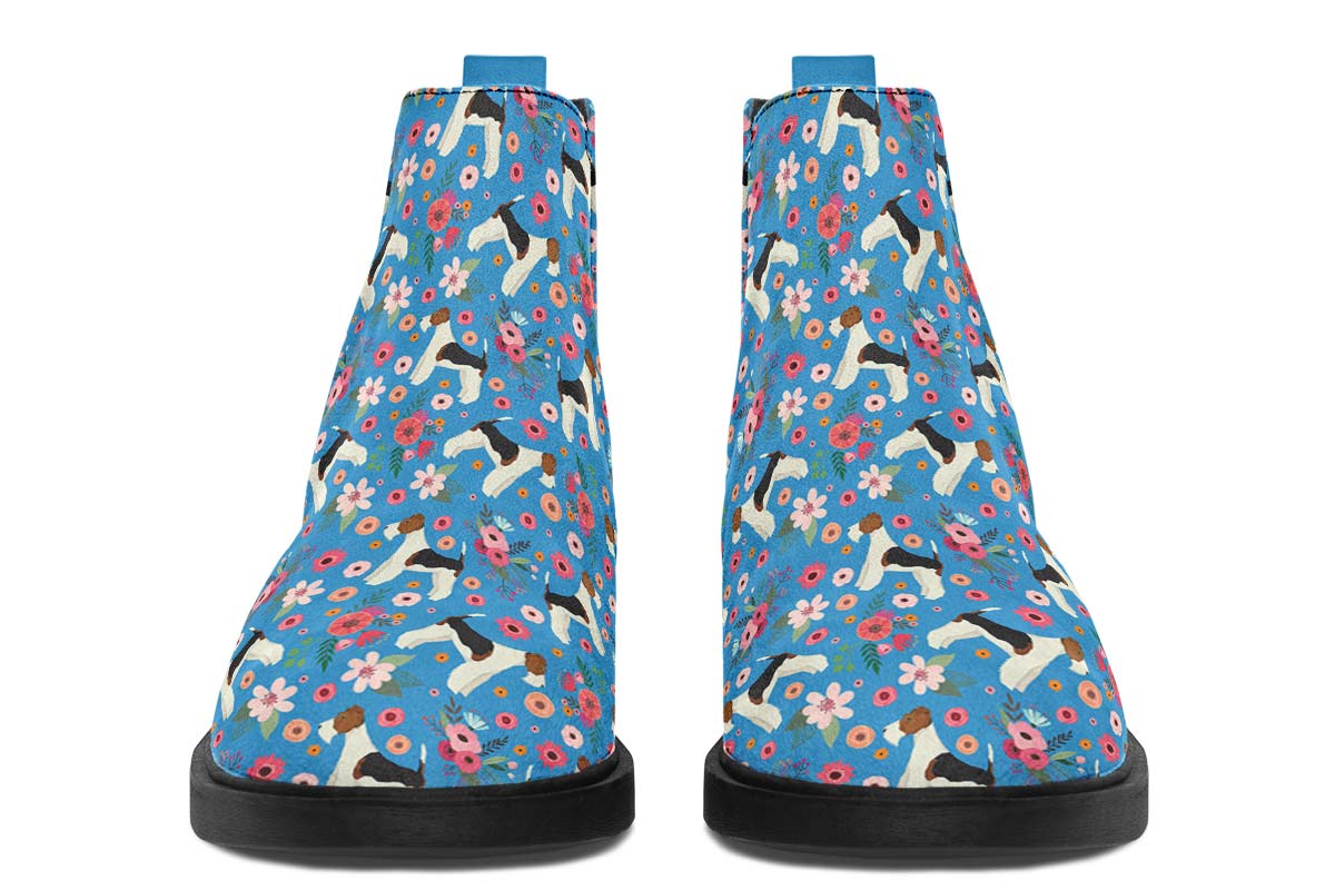 Fox Terrier Flower Neat Vibe Boots