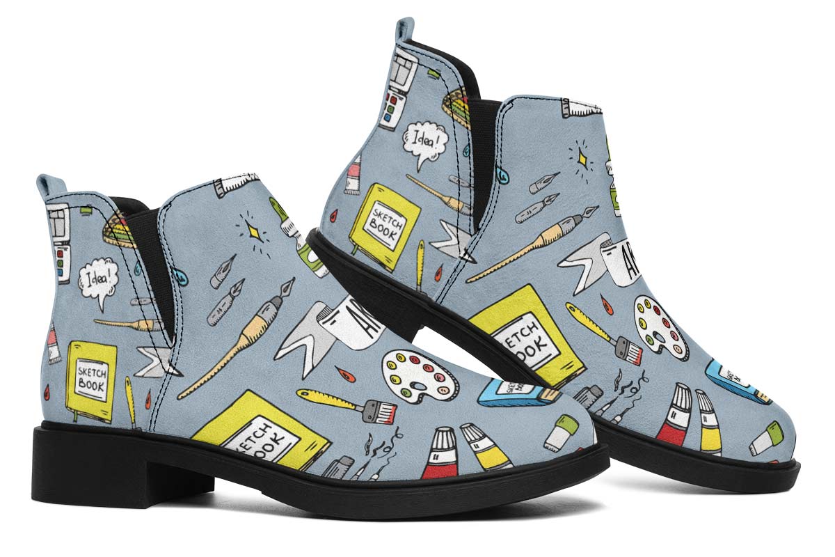 Painter Doodles Neat Vibe Boots