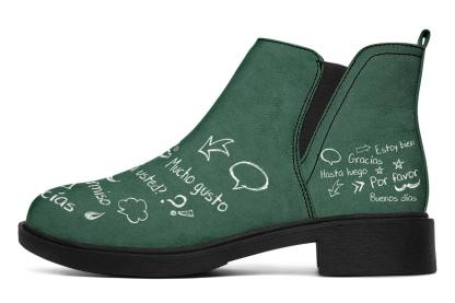 Spanish Chalkboard Neat Vibe Boots