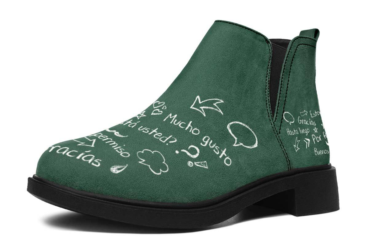 Spanish Chalkboard Neat Vibe Boots