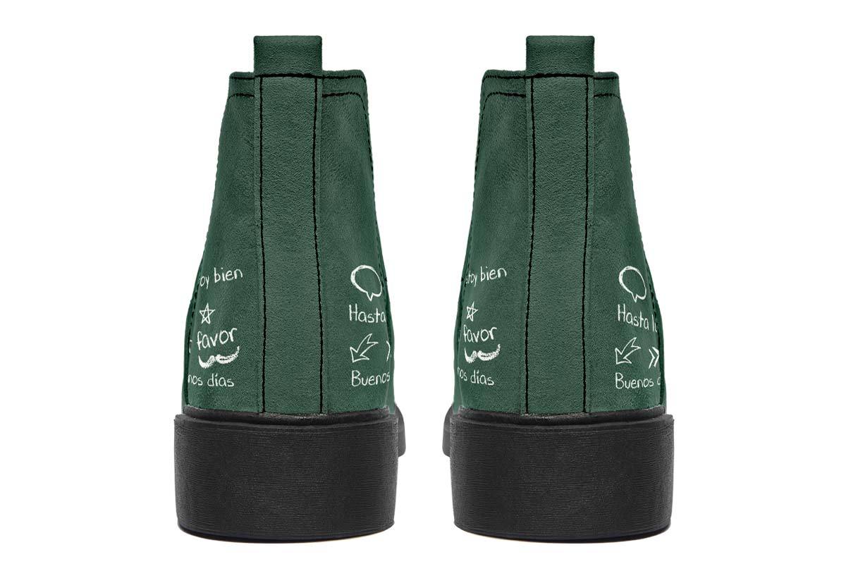 Spanish Chalkboard Neat Vibe Boots
