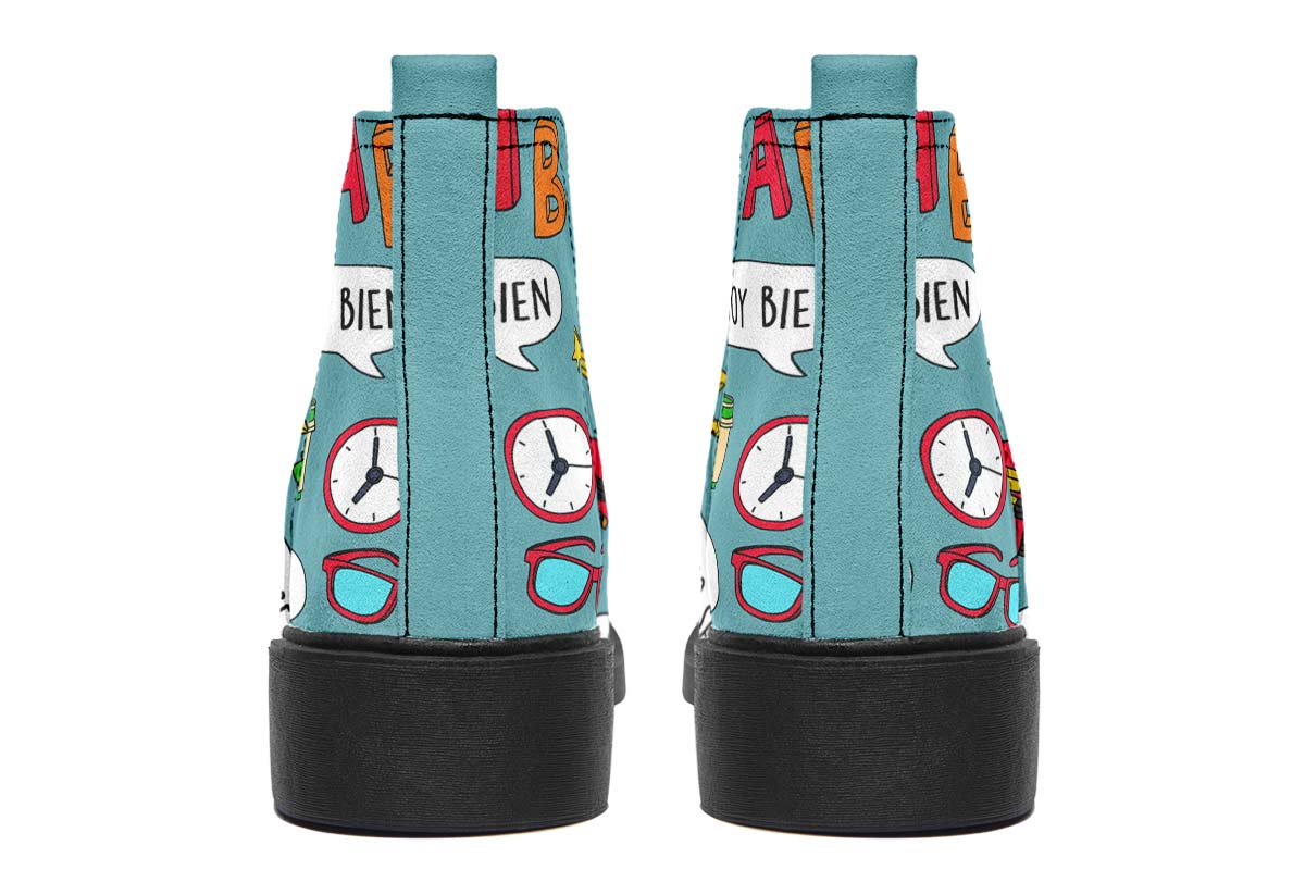 Spanish Teacher Neat Vibe Boots