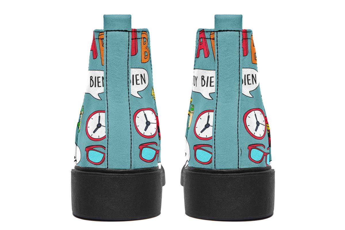 Spanish Teacher Neat Vibe Boots