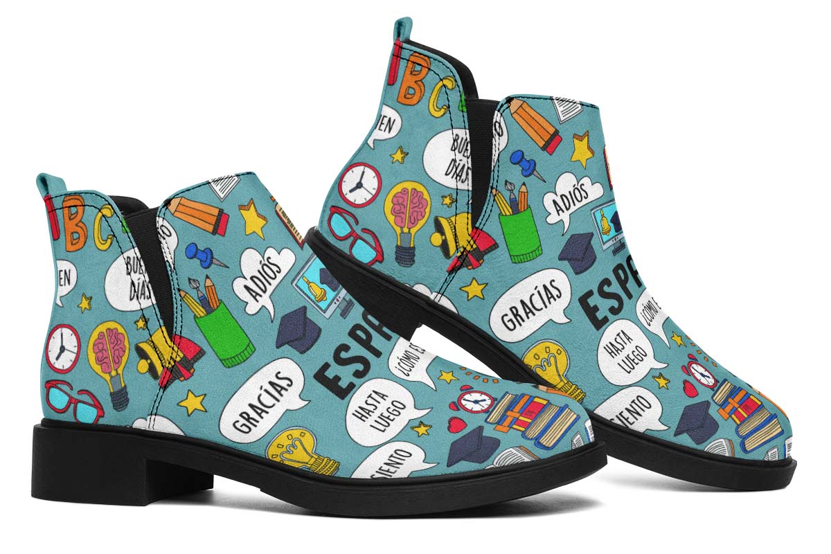Spanish Teacher Neat Vibe Boots