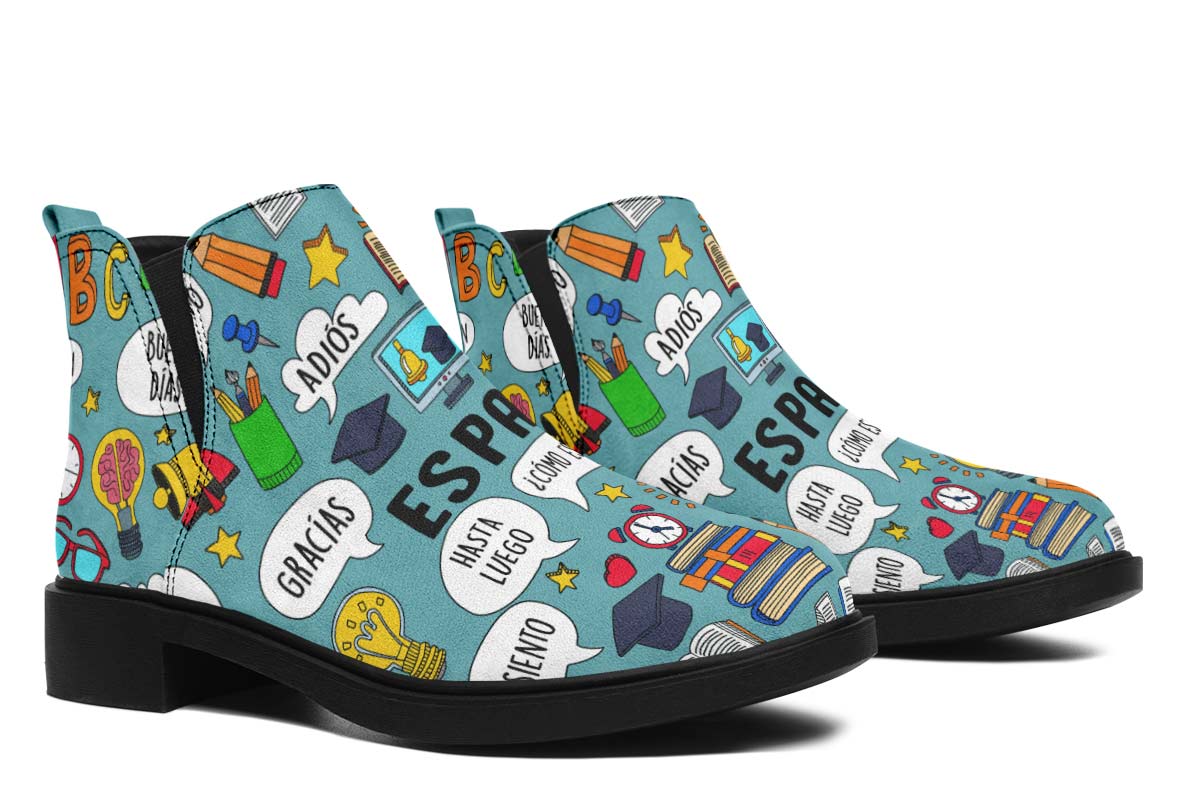 Spanish Teacher Neat Vibe Boots