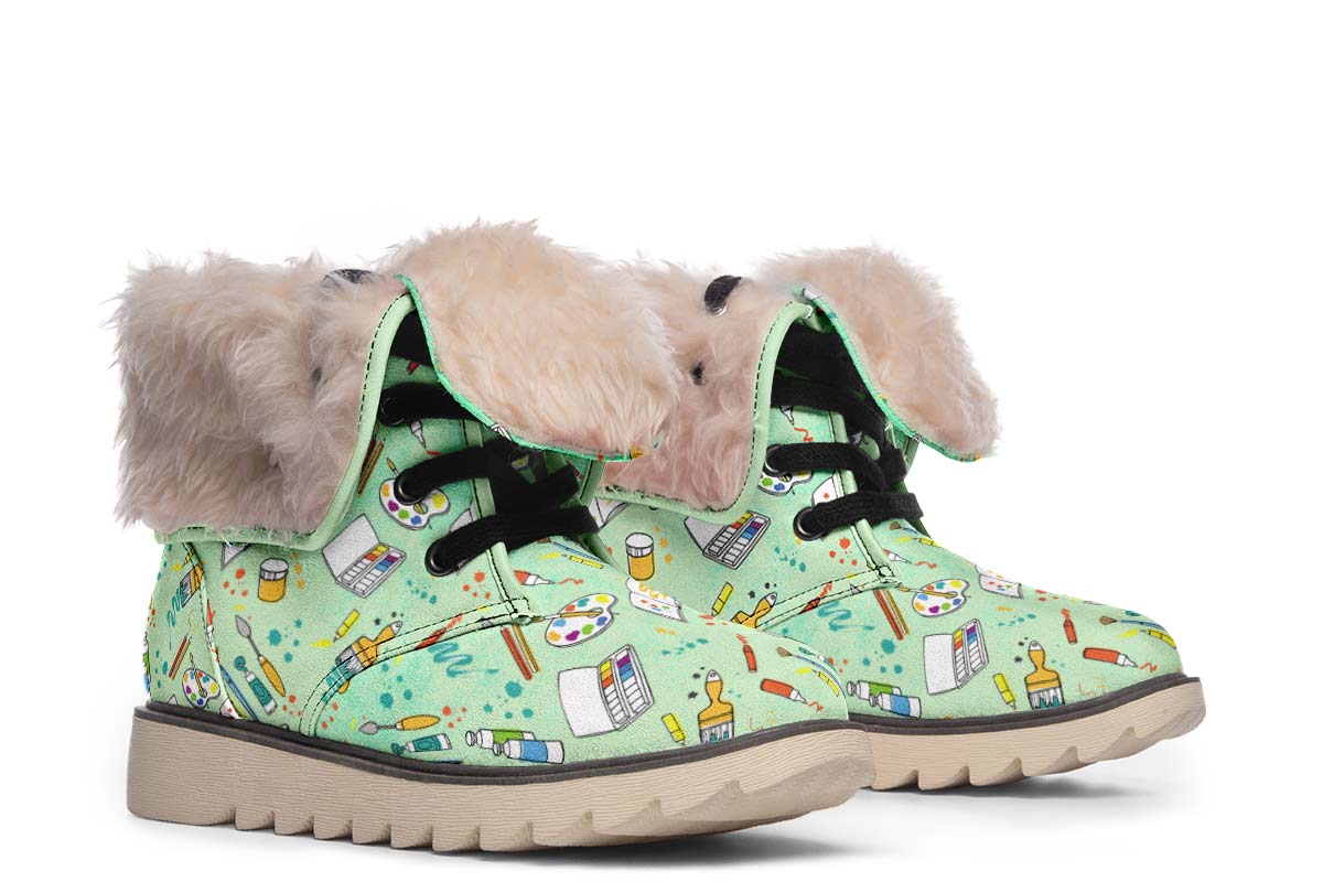 Artist Pattern Polar Vibe Boots