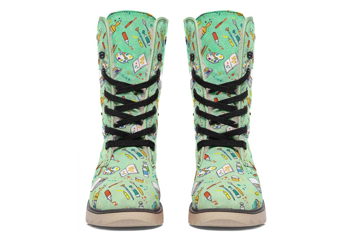 Artist Pattern Polar Vibe Boots