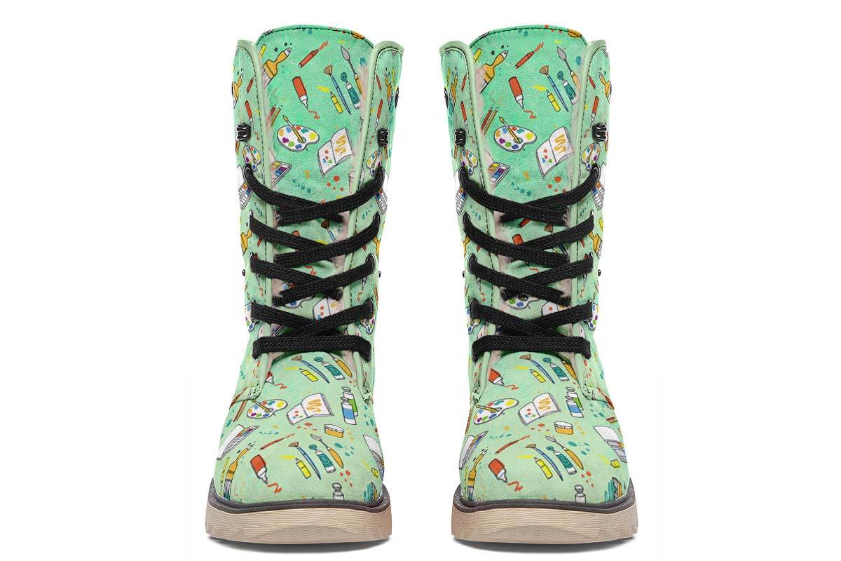 Artist Pattern Polar Vibe Boots