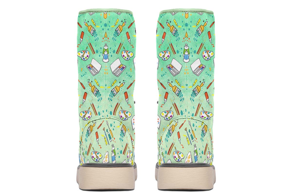 Artist Pattern Polar Vibe Boots