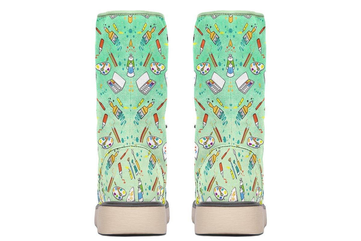Artist Pattern Polar Vibe Boots