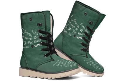 Spanish Chalkboard Polar Vibe Boots