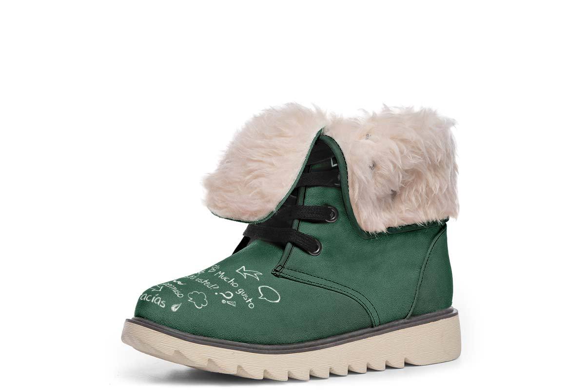 Spanish Chalkboard Polar Vibe Boots