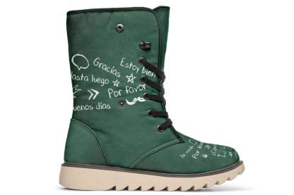 Spanish Chalkboard Polar Vibe Boots