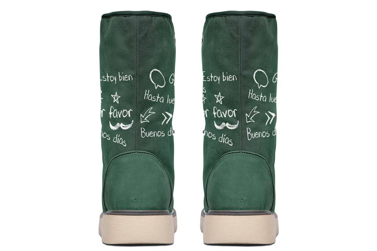 Spanish Chalkboard Polar Vibe Boots