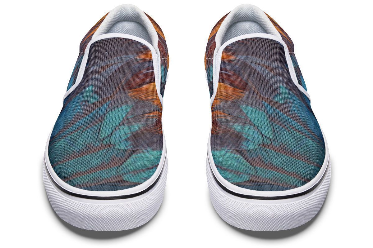 Chicken Feather Slip-On Shoes