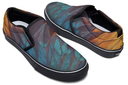 Chicken Feather Slip-On Shoes