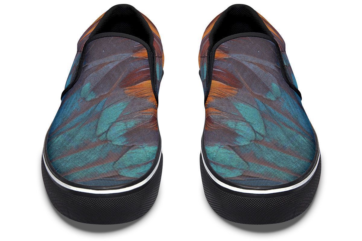 Chicken Feather Slip-On Shoes
