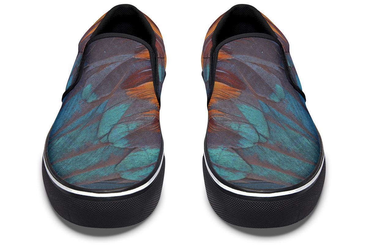 Chicken Feather Slip-On Shoes