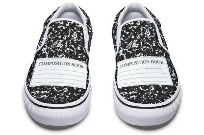 Composition Book Slip-On Shoes