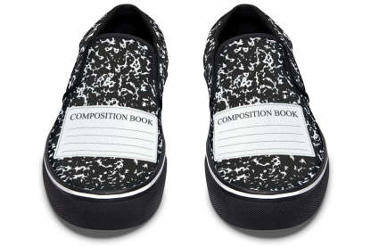 Composition Book Slip-On Shoes