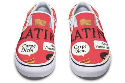Latin Language Slip-On Shoes