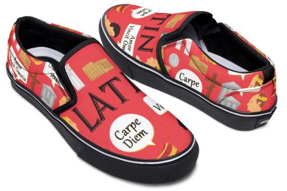 Latin Language Slip-On Shoes
