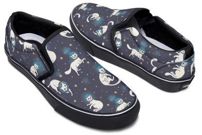 Space Kitty Slip-On Shoes