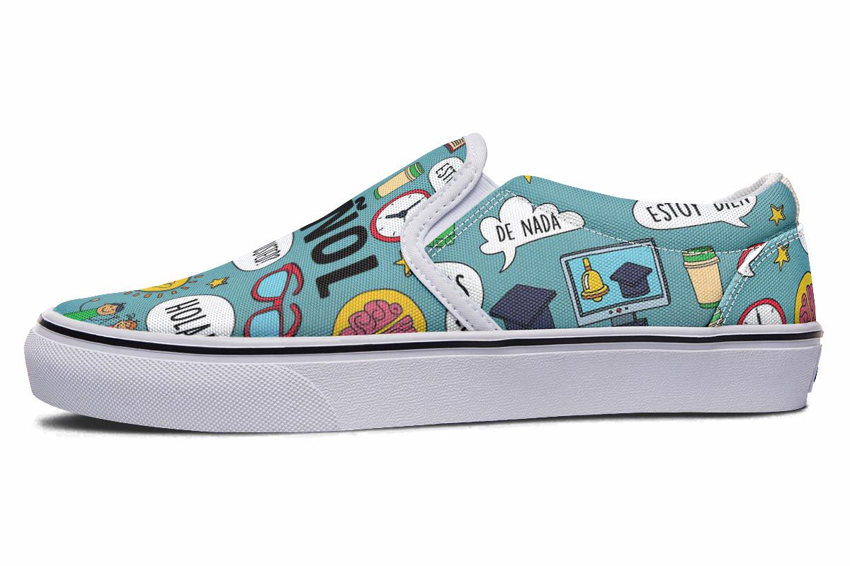 Spanish Teacher Slip-On Shoes