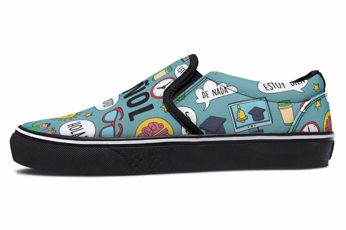 Spanish Teacher Slip-On Shoes