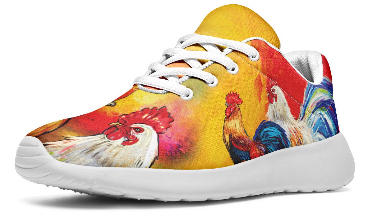 Artistic Rooster Sneakers