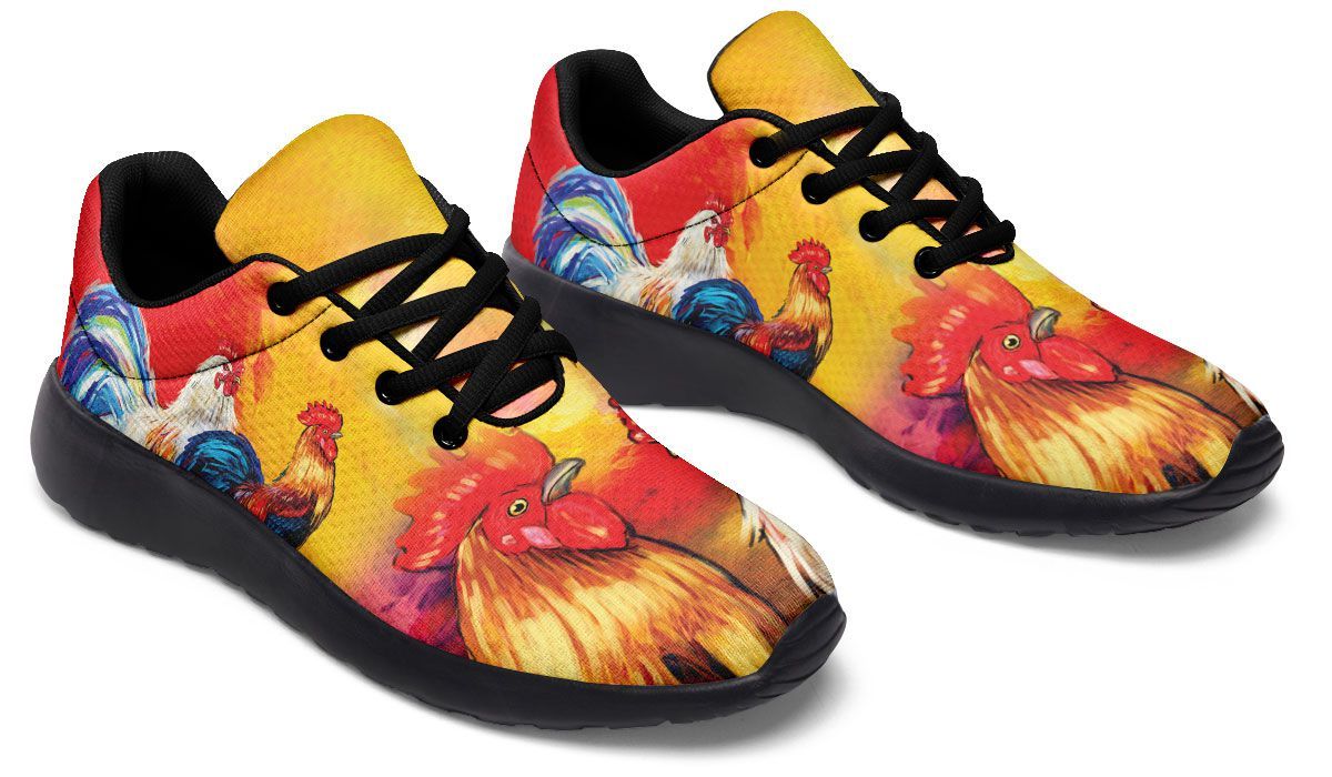 Artistic Rooster Sneakers