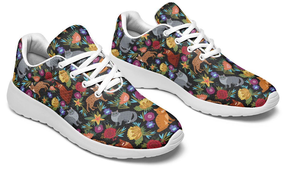 Cat Flower Sneakers